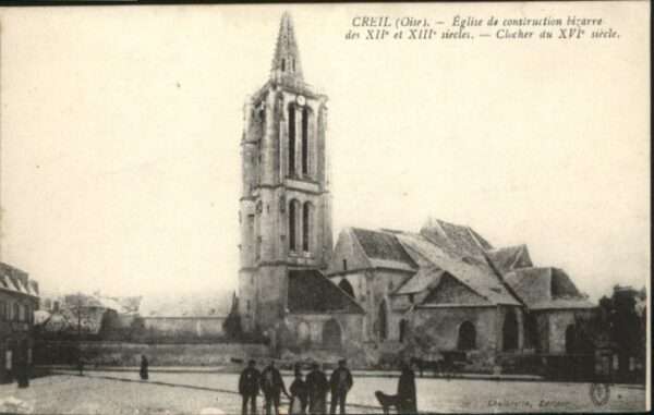 Creil Oise Eglise Kirche Clocher