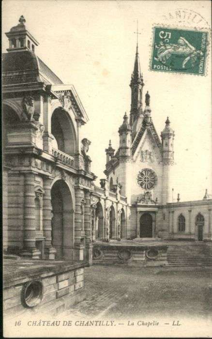 Chantilly Chateau Chapelle