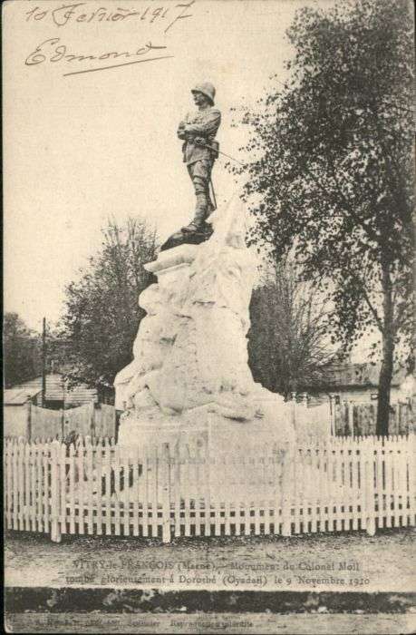 Vitry-le-Francois Monument Colonel Moil