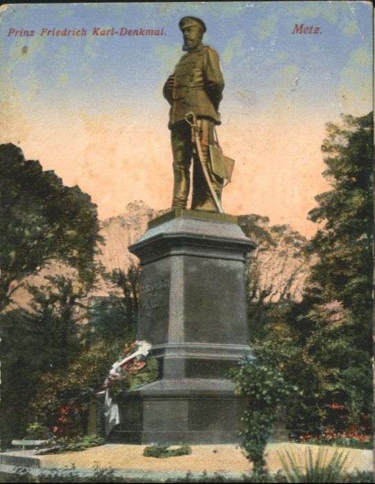 Metz  57 Moselle Metz Prinz Friedrich Karl Denkmal