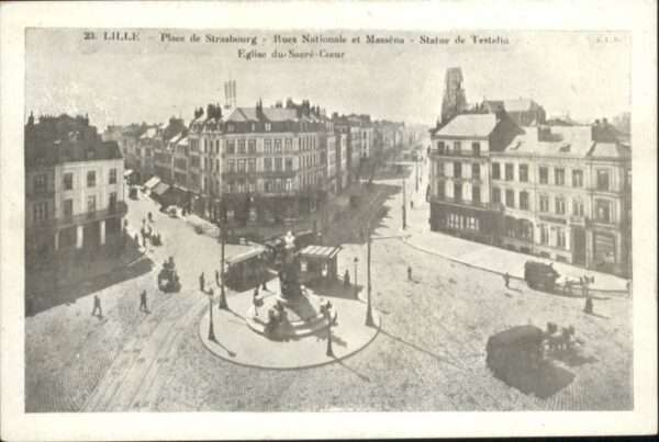 Lille Nord Lille Place Strasbourg Rue Nationale Ru