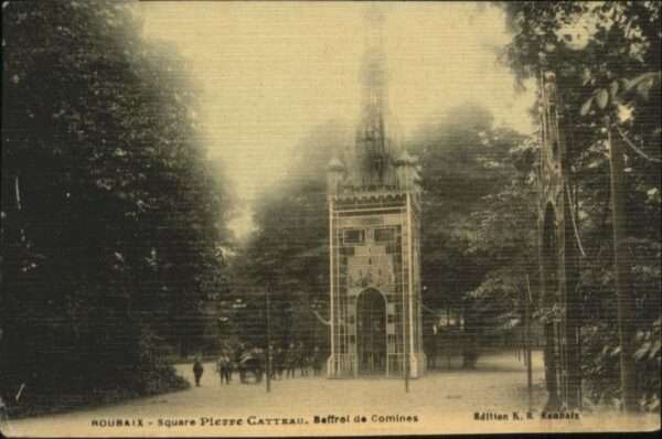 Roubaix Square Pierre Catteau Beffroi Comines