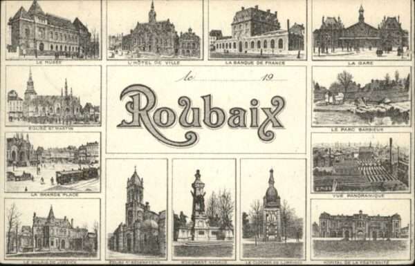 Roubaix Musee Hotel de Ville Gare Bahnhof Grand