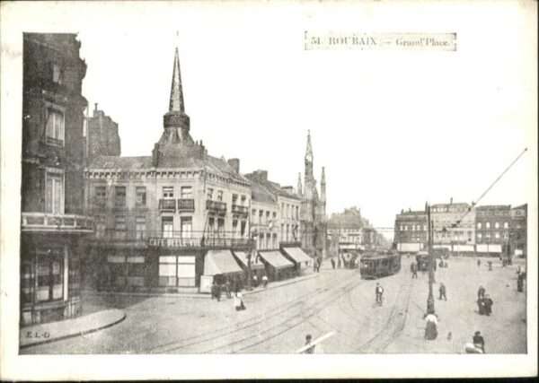 Roubaix Grand Place Strassenbahn