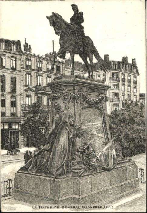 Lille Nord Lille Statue General Faidherbe