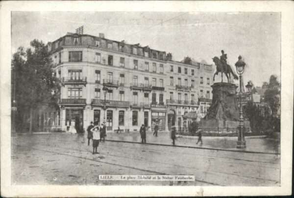Lille Nord Lille Place Richehe Statue Faidherbe