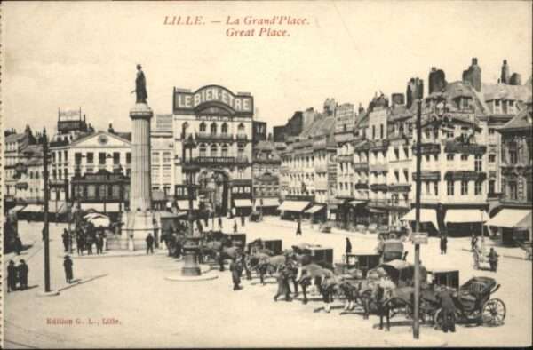 Lille Nord Lille Grand Place Pferd Kutsche