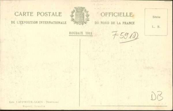 Roubaix Exposition Internationale Nord France P – Bild 2