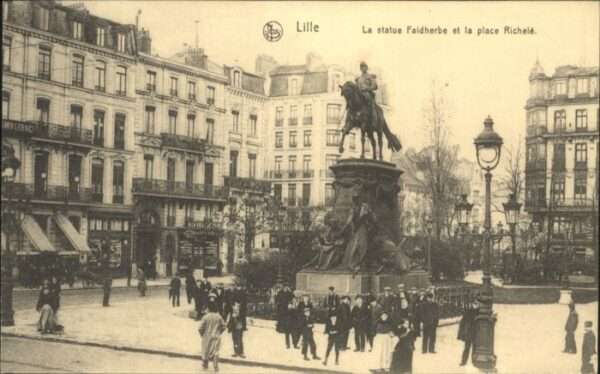 Lille Nord Lille Statue Faidherbe Place Richele