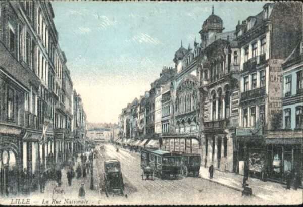 Lille Nord Lille Rue Nationale Strassenbahn