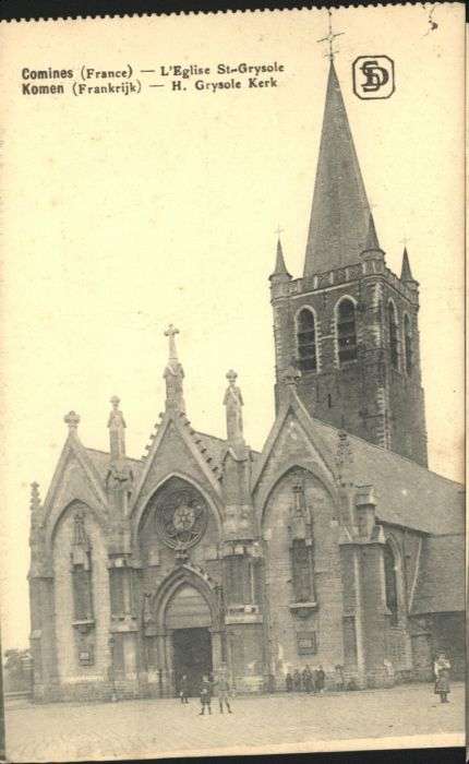 Comines 59 Nord Comines Komen Eglise Kirche St. Grysole