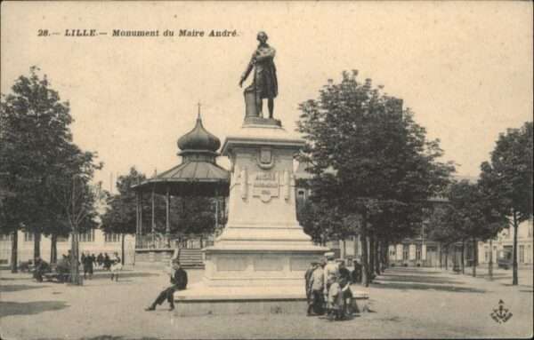 Lille Nord Lille Monument Maire Andre