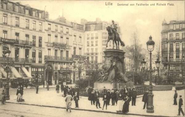 Lille Nord Lille Denkmal Faidherbe Richele Platz