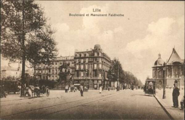 Lille Nord Lille Boulevard Monument Faidherbe