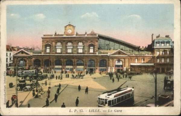 Lille Nord Lille Strassenbahn Gare Bahnhof