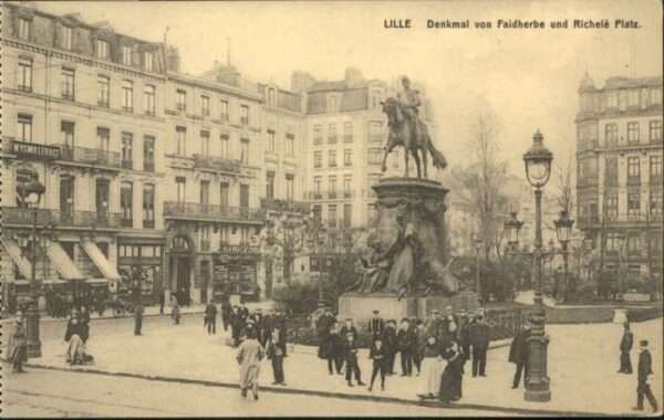 Lille Nord Lille Denkmal Faidherbe Richele Platz