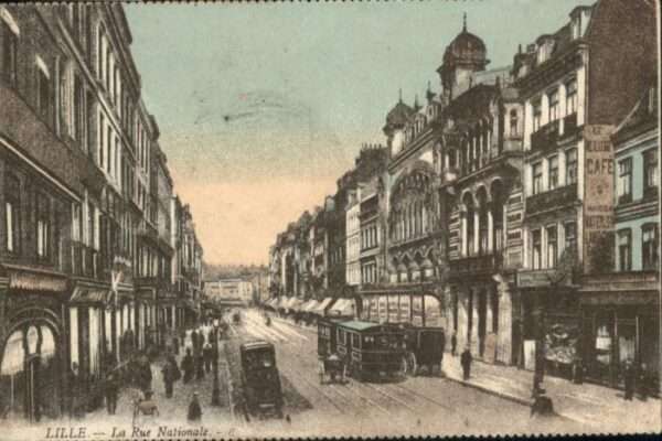 Lille Nord Lille Rue Nationale Strassenbahn