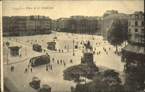 Lille Nord Lille Place Republique Strassenbahn