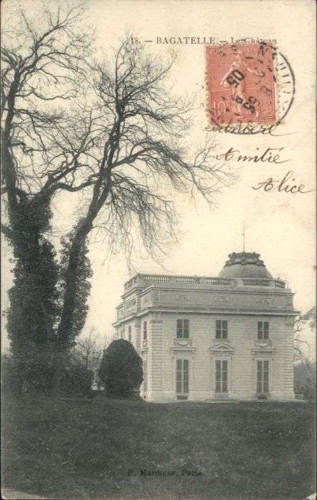 Paris ? Bagatelle Chateau