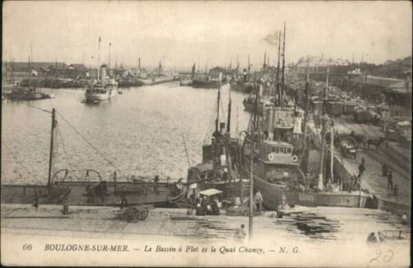 Boulogne-sur-Mer Bassin Flot Quai Chanzy