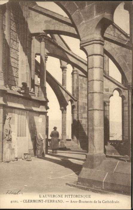 Clermont-Ferrand Arcs-Boutants Cathedrale