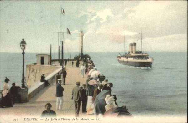 Dieppe 76 Dieppe Jetee Maree Dampfer