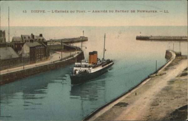 Dieppe 76 Dieppe Port Dampfer Bateau Newhaven