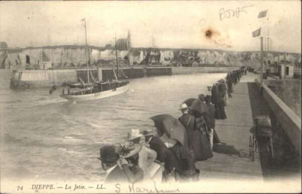 Dieppe 76 Dieppe Jetee Dampfer