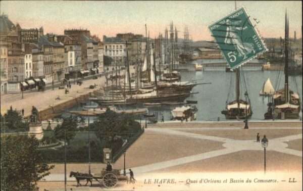 Le Havre Quai d_Orleans Bassin Commerce