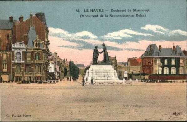 Le Havre Boulevard Strasbourg Monument Reconnais