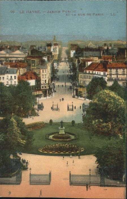 Le Havre Jardin Public Rue Paris