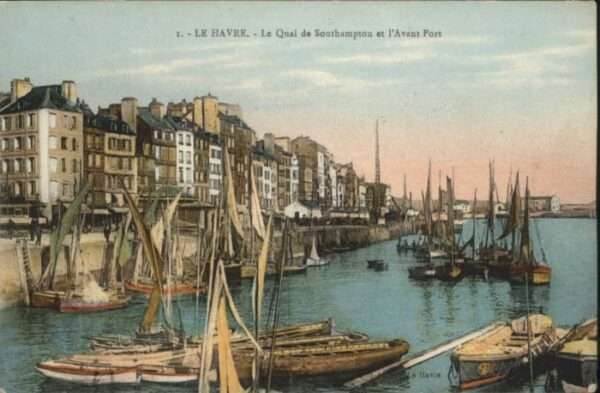 Le Havre Quai Southampton Avant Port Boot