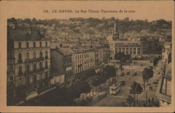 Le Havre Rue Thiers Cote