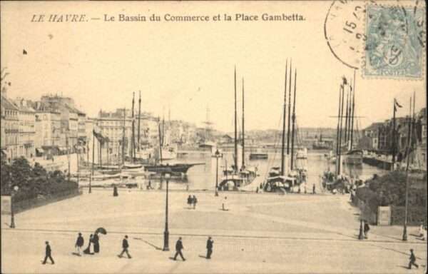 Le Havre Bassin Commerce Place Gambetta