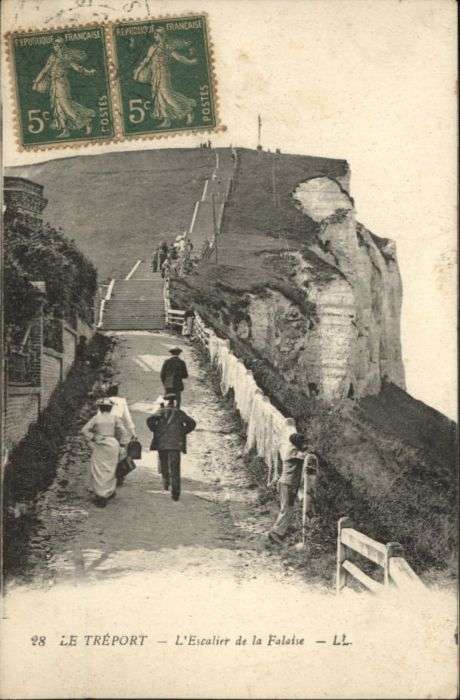 Le Treport Escalier Falaise