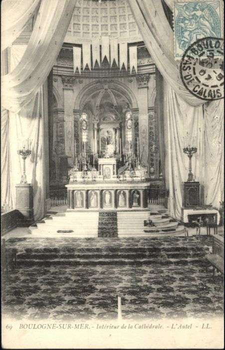 Boulogne-sur-Mer Cathedrale Autel