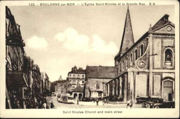 Boulogne-sur-Mer Saint-Nicolas Eglise Grande Rue Church