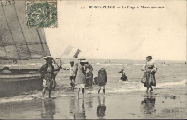 Berck Plage Maree Montante