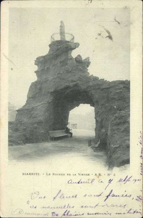 Biarritz Pyrenees Atlantiques Biarritz Rocher Vierge