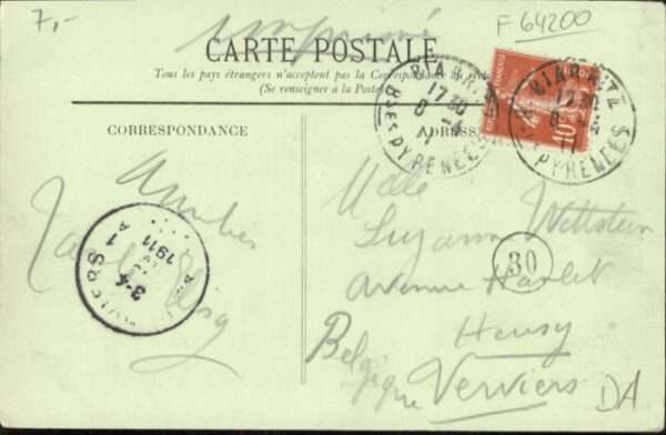 Biarritz Pyrenees Atlantiques Biarritz Cote Basques Angler – Bild 2