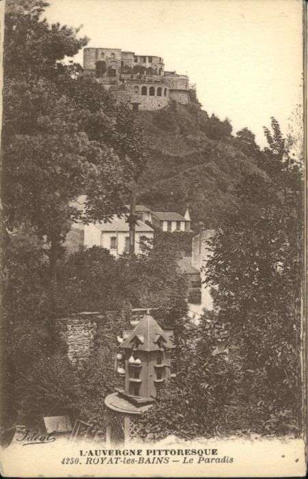 Royat Puy de Dome Royat Bains Paradis