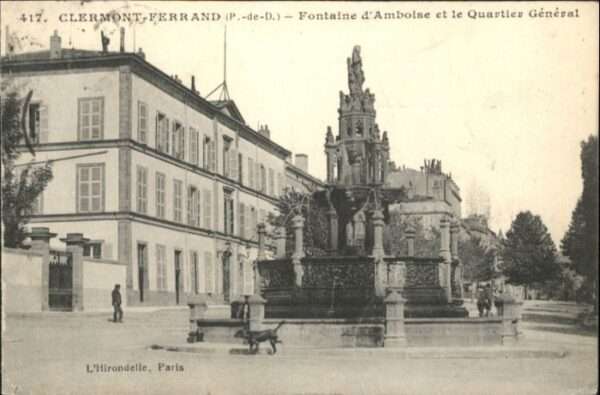 Clermont-Ferrand Fontaine d_Amboise Quartier General