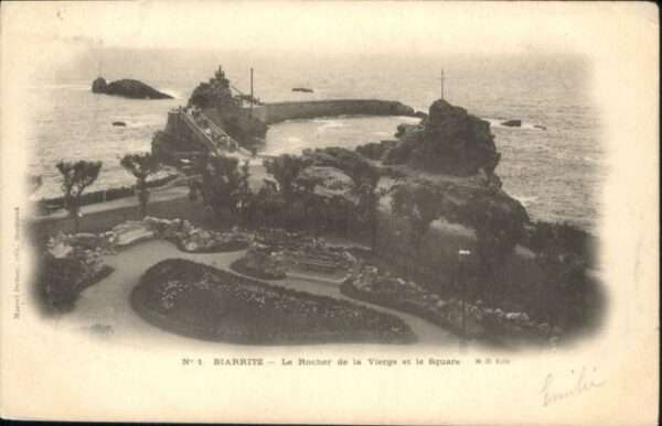 Biarritz Pyrenees Atlantiques Biarritz Rocher  Square Vierge