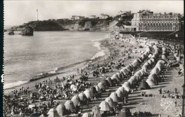 Biarritz Pyrenees Atlantiques Biarritz Plage Phare Leuchtturm