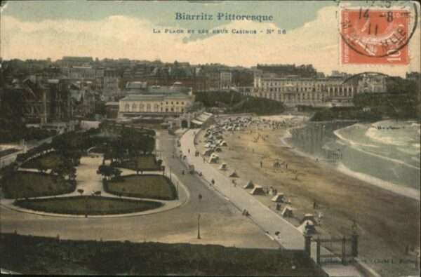 Biarritz Pyrenees Atlantiques Biarritz Plage Casino