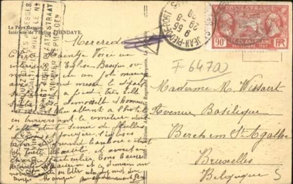 Hendaye Pyrenees Atlantiques Eglise Kirche – Bild 2