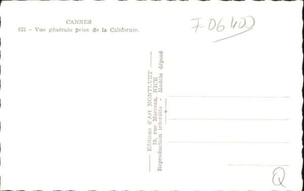 Cannes Alpes-Maritimes Cannes Californie – Bild 2