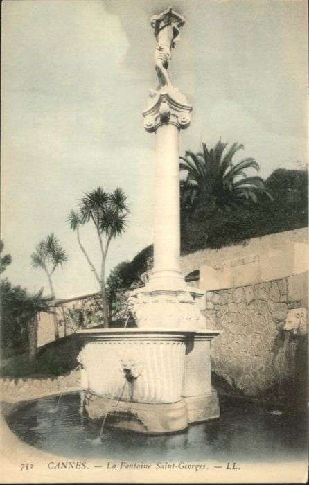 Cannes Alpes-Maritimes Cannes Fontaine Saint-Georges