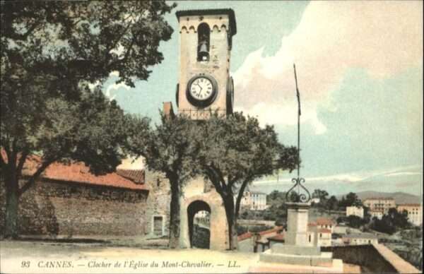 Cannes Alpes-Maritimes Cannes Clocher Eglise Kirche Mont-Cheva