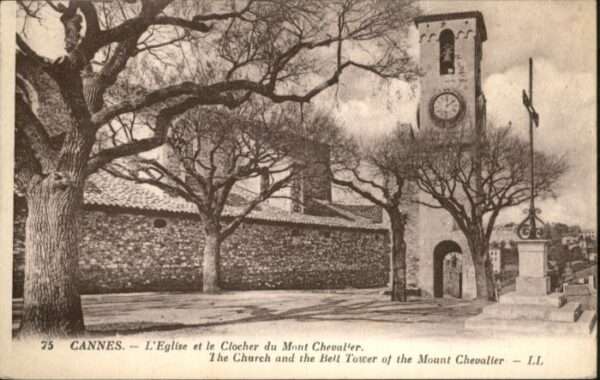 Cannes Alpes-Maritimes Cannes Eglise Kirche Clocher Mont Cheva